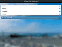 Tablet Screenshot of andershansenauto.dk